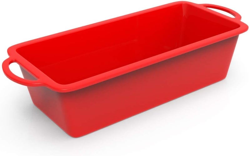 BAKE BOSS Silicone Bread Loaf Pan - Non Stick Silicone Loaf Pans for Baking - Meatloaf Bread Pans - BPA free Perfect for Oven & Dishwasher safe - Image 1